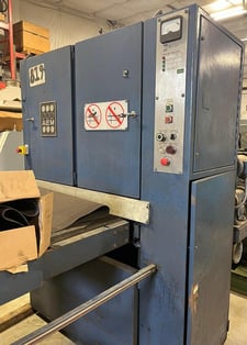 36" x 60" AEM #75-370, wide belt sander, 15-30 FPM, 20 HP, 240 V., 3-phase