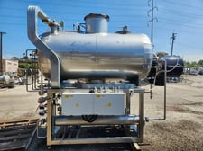 Condorchem #Eco-5000-DPM-1, Evaporator System, 40" diameter x 78" straight side Boiler, 78" L x 9" diameter