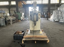 5.3 gallon Krieger #MMU20, Planetary Mixer, Stainless Steel, -1 & 2 bar @ 120 deg. C Internal, 4 bar @ 150