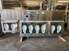 Telstar, Compounding Isolator, Stainless Steel, (6) Gloves, 99" width x 24" D x 38" H Main Chamber, 18" Rear