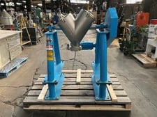 1 cu.ft. Pattersonkelley, Crossflow Twin Shell Blender, Stainless Steel, 500 lb./cu.ft. Material Density, 6"