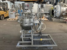 20 gallon Lee, Double Motion Reactor, Stainless Steel, 22" diameter Hinged Top, 150 psi/FV @ 332 F Internal