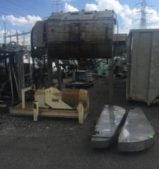 45 cu.ft. Toronto Coppersmithing, Ribbon Blender, Stainless Steel, Double Ribbon, 37" width x 72" L Trough