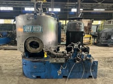 1000 liter Kawata #SMV-1000, High Intensity Mixer, 48" diameter Stainless Steel Jacketed Bowl, 12" Side