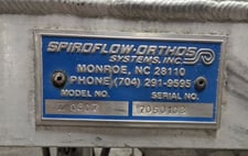 Spiroflow #Z-0807, Bag Dump Station, Stainless Steel, w/Tubular Drag Discharge Conveyor, 2 HP