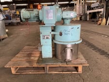 4 gallon Ross #LDM4, Double Planetary Mixer w/Mixing Can, Stainless Steel, 1 HP, 230/460 V