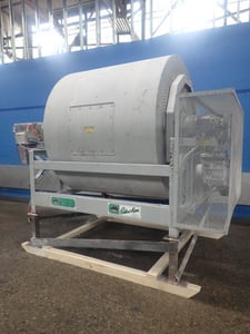 100 cu.ft. Burton #EC30-30, Mixer, carbon steel, 72" diameter x 60" L Drum, 5 HP