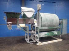 Image for 67 cu.ft. Burton #EC20-20, Mixer, carbon steel, 4000 lb. capacity, 58" diameter x 60" L Drum, 7 HP