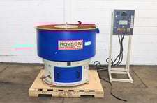 5 cu.ft. Royson #5-CTD-IS, Vibratory Cob Meal Dryer, 52" Bowl diameter, 20" Discharge height, 30" Loading
