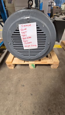 150 HP 1800 RPM Siemens, Frame 445T, TEFC, 460 Volts