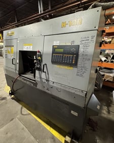 10" x 10" Hyd-Mech #H-10A, horizontal bandsaw, automatic, 5 HP, 1.25" width x 150" L