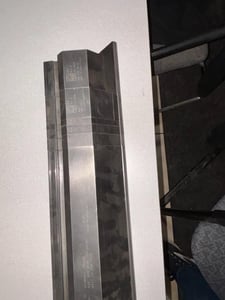 Set Of Amada Gooseneck Punches, bevel tang, 3/8" - 33" length