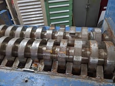 Shred Pax #AZ15, shear shredder with hopper, 14" x 28" approx feed opening, 1.5" blades