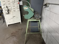 1" x 42" Burr King #562, pedestal belt sander, 1/2 HP, 480 V.