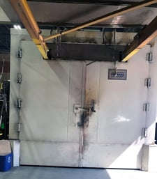 120" width x 120" H x 312" L Binks, 500°F, gas fired