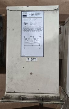 1.5 KVA 240/480 Primary, 120 Secondary, Hevi-Duty, HZ12-1500, general purpose transformer