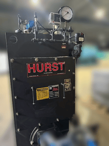 30 HP Hurst #CR2-G-15HTD, Boiler Low-Pressure Steam Boiler, nat gas Powerflame burner, 2012