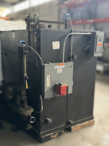 50 HP Parker #50, Steam Boiler, 100 psi, 278 sq.ft. 2,100,000 BTU/H, 1988