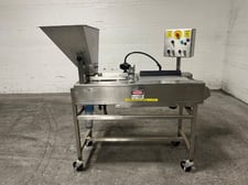 Creative Design #CDM-IB100, Inspection Belt, Feed Hopper, Stainless Steel Belt