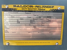 1000 HP 3600 RPM Baldor Reliance, Frame 5808, WPIISB, 4160 Volts