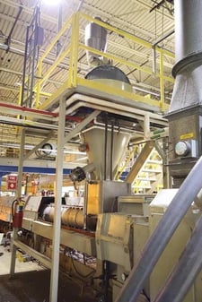 Davis Standard #100TH100D, extruder, 38:1 L/D, 8-zone electrically, heated, water cooled, 1991