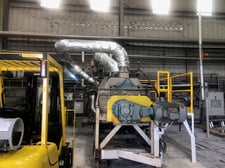 Komline Sanderson, paddle dryer, Stainless steel, horizontal, jacketed, dual shaft, platform & piping