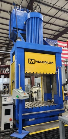 600 Ton, Magnum #MSS4PS600, 60" x 48" bed, 54" open height, 42" stroke, Allen Bradley controls, 2021