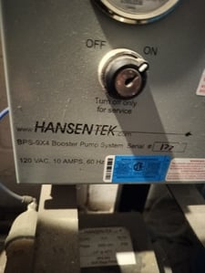 Hansentek #BPS-9X4 Spark suppression system for our dust collector