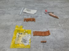 NEW Lot Techniweld Cutting Tip, 8 Lincoln Mig Gun Contact Tip, 15 Profax Tip