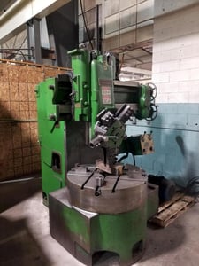36" Webster & Bennett #36, vertical turret lathe, 48" swing, 23" under rail, 36" 4-jaw chuck, 5 position