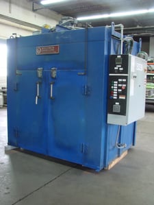 61" width x 61" H x 60" L Wisconsin, gas fired, roll-in cart, 600°F
