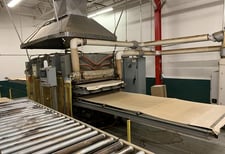 Berthelsen Hot Shuttle Press, 60" X 120", 2-ply, Allen Bradley controls, Sterlco Hot oil heater
