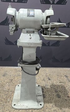 Baldor 5020 pedestal grinder/buffer 1/2 hp 220/480v used