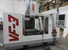 Haas #VF-3, CNC vertical machining center, 32 automatic tool changer, 40" X, 20" Y, 25" Z, 7500 RPM, #40, 15