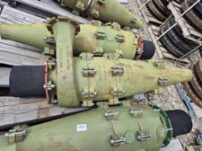 Multotec #CEL42-Z/B-LH, CEL42-C-20/250, CEL25-S-20/100, hydrocyclones, like new