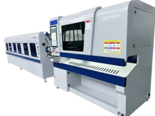 Bescutter #Tube-Mini, semi-automated fiber laser cutter, 1500-2000 width, 4.5" max tube diameter, 160 RPM