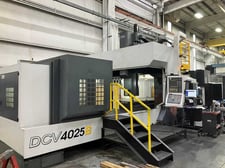 YCM #DCV-4025B, gantry machining centers, 120 automatic tool changer, 160" X Travel, 98" Y Travel, 40" Z