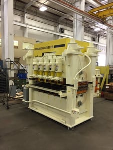 60" .040" - .230" Herr Voss, 4-HI leveler, 17 rolls, 2.687" diameter, 100 FPM, rebuilt 2018