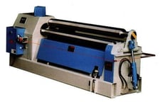 8' x .33" WDM #K-9-8, hydraulic initial pinch plate bending machine, 9" roll diameter, 10 HP, digital read