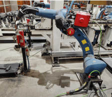 Fanuc, ArcMate 120iD, welder robot with R-30iB control, Fronius TPS 400i welding system
