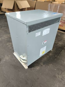 75 KVA 480 Primary, 208/120 Secondary, General Electric ABB, 9T10A1004, Step down Transformer, 3 PH, NOS (2