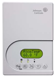 Johnson Controls TEC2616-4 BACnet MS/TP Networked Thermostat Control, Two On/Off