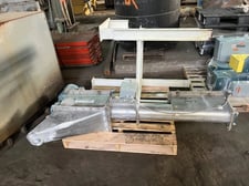 6" diameter x 5.5' long, Spiroflow, Screw Conveyor, Stainless Steel, 4" Pitch Flights, 3 HP, 230/460 V