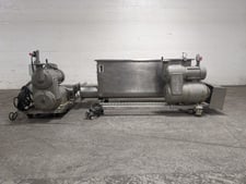 10" diameter, St. Regis, Twin Screw Auger Feeder, 5/7.5 HP