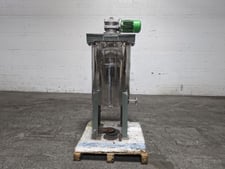 30 gallon Frigmaires, Mix Tank, Stainless Steel, 20" diameter x 30" straight side, Flat Top, Slope Bottom, 1