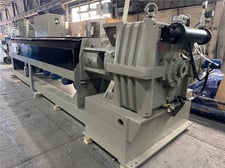 6" Davis Standard #60IN60TPIH, extruder, 30:1 L/D, 500 HP Reliance AC motor, 13.41:1 gearbox ratio