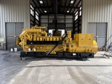 2500 KW Caterpillar #G3520, Natural gas generator set, 7967/13800 Volts, 3-phase, electronic governor, 2022