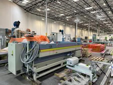 Global Trio #GT-A-3116-00, Vert Vacuum Press, 123.6" x 63.6" work area, 392&deg;F max, 82 cfm pump, 50 kw, 380