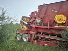 72" x 192" McLanahan #616TD, portable screen chassis, triple deck screen plant