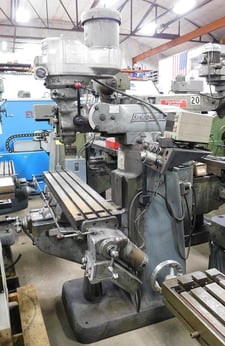 Bridgeport #Series-I, vertical mill, 9" x48"tbl., 2 HP, 12" X, 30" Y, 16" Z, R8, 60-4200 RPM, Mitutoyo 2-Axis